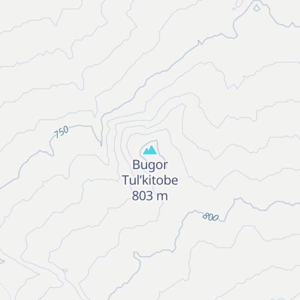 Map of Bugor Tul’kitobe