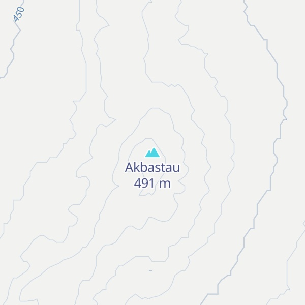 Map of Akbastau