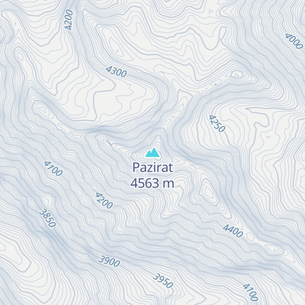Map of Pazirat