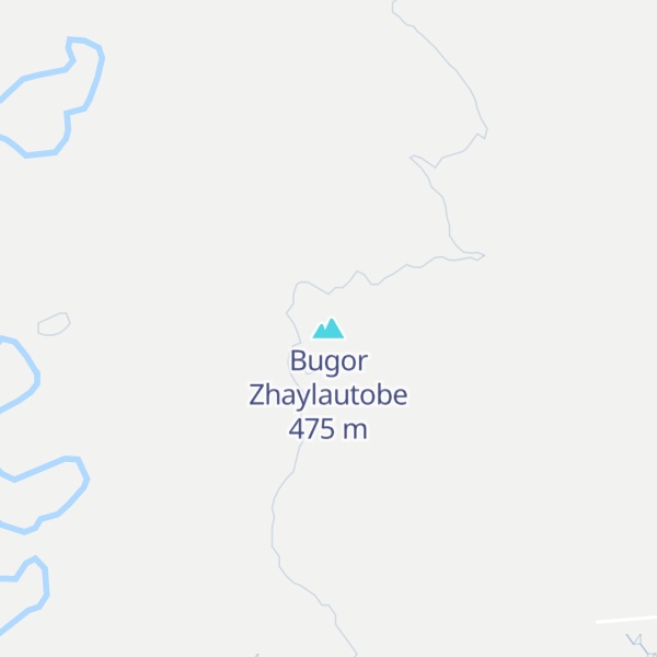 Map of Bugor Zhaylautobe
