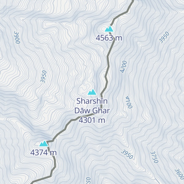 Map of Sharshīn Dāw Ghar