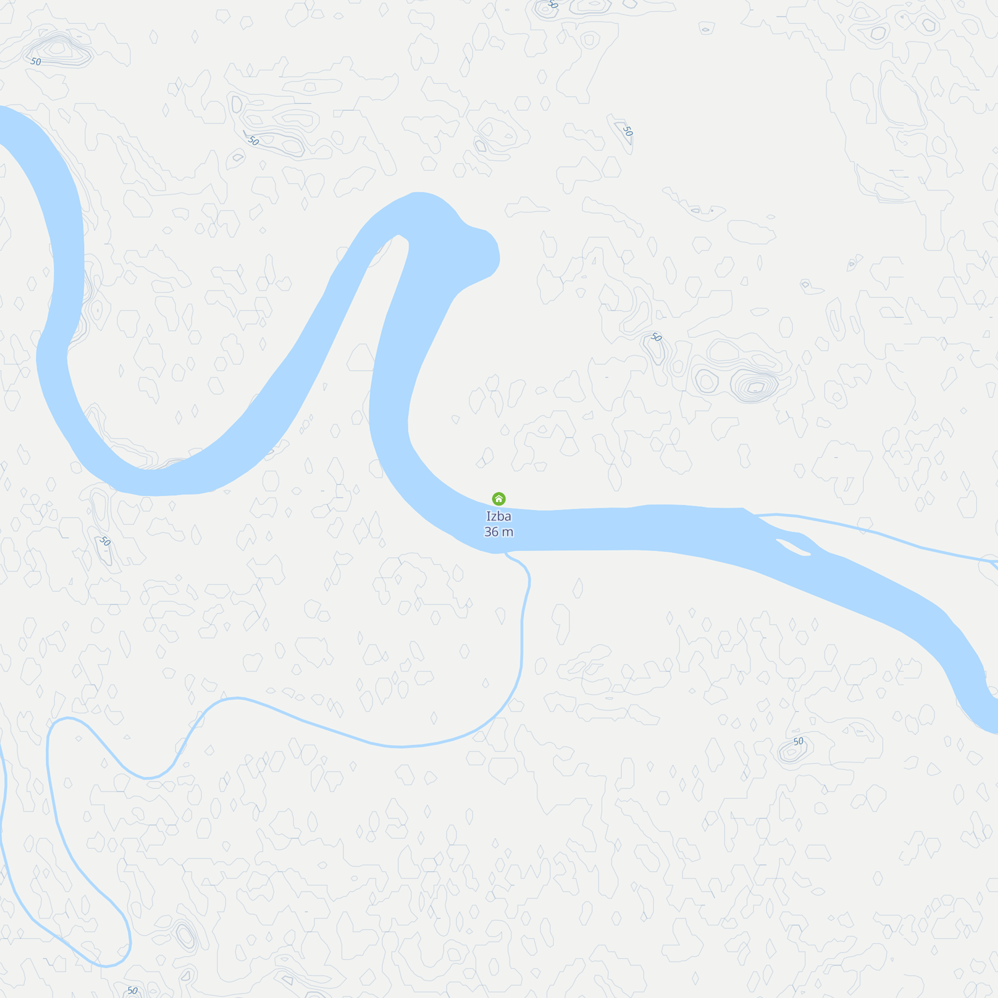 Izba map