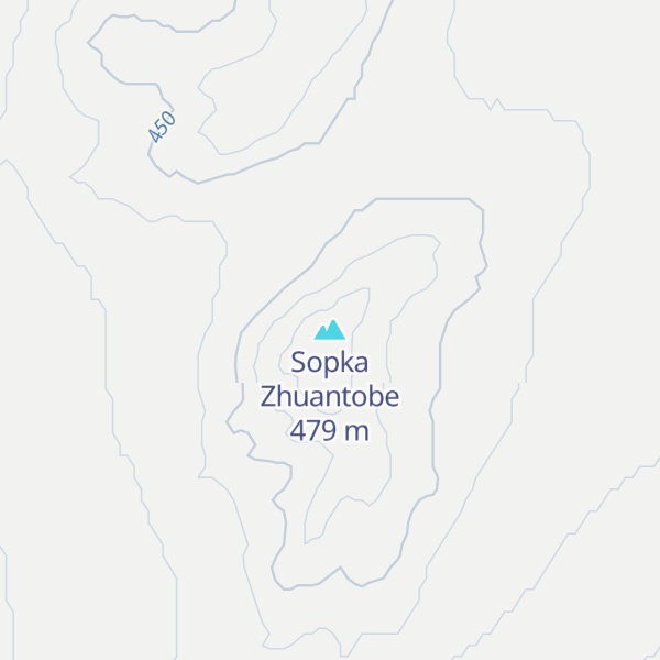 Map of Sopka Zhuantobe