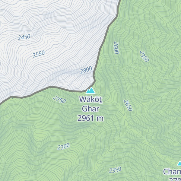 Map of Wākōṯ Ghar