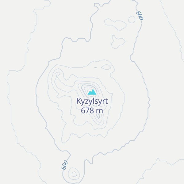 Map of Kyzylsyrt