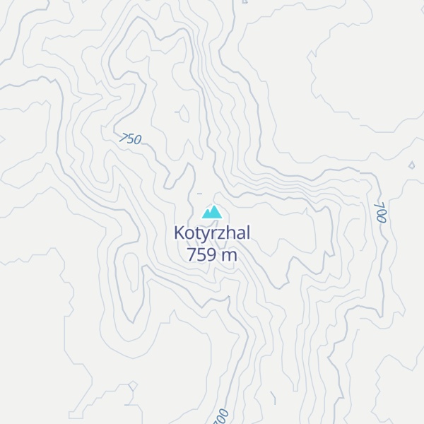 Map of Kotyrzhal