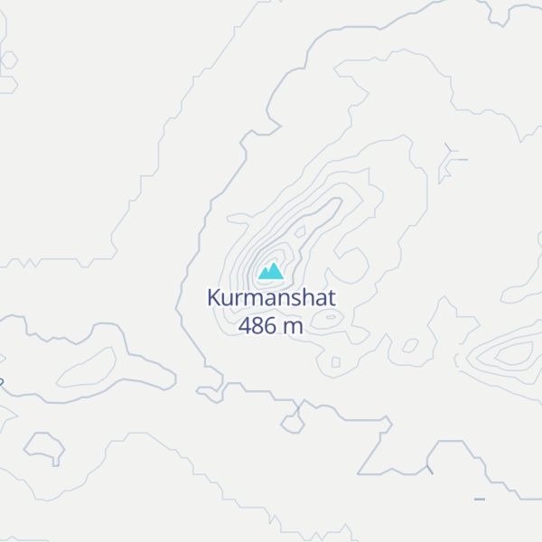 Map of Kurmanshat