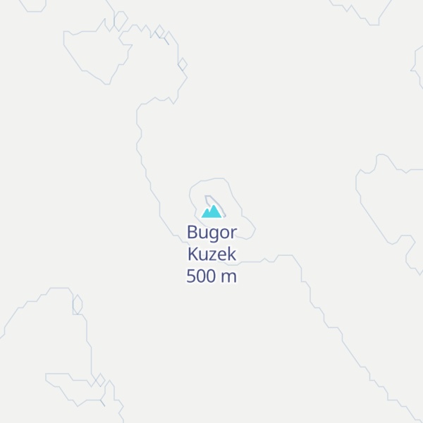 Map of Bugor Kuzek