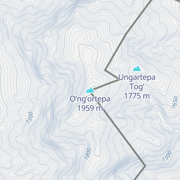 Map of O’ng’ortepa