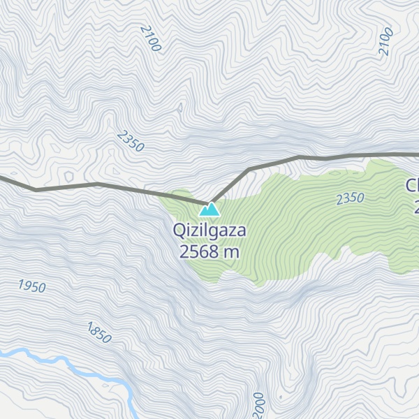 Map of Qizilgaza