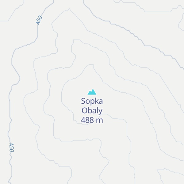 Map of Sopka Obaly