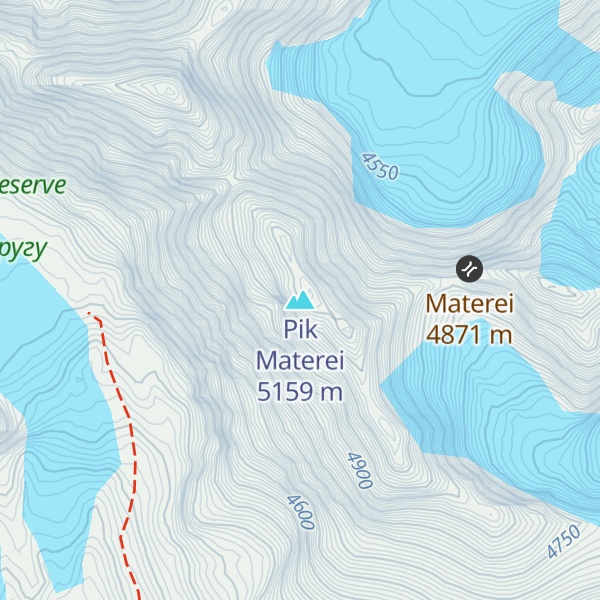 Map of Pik Materei