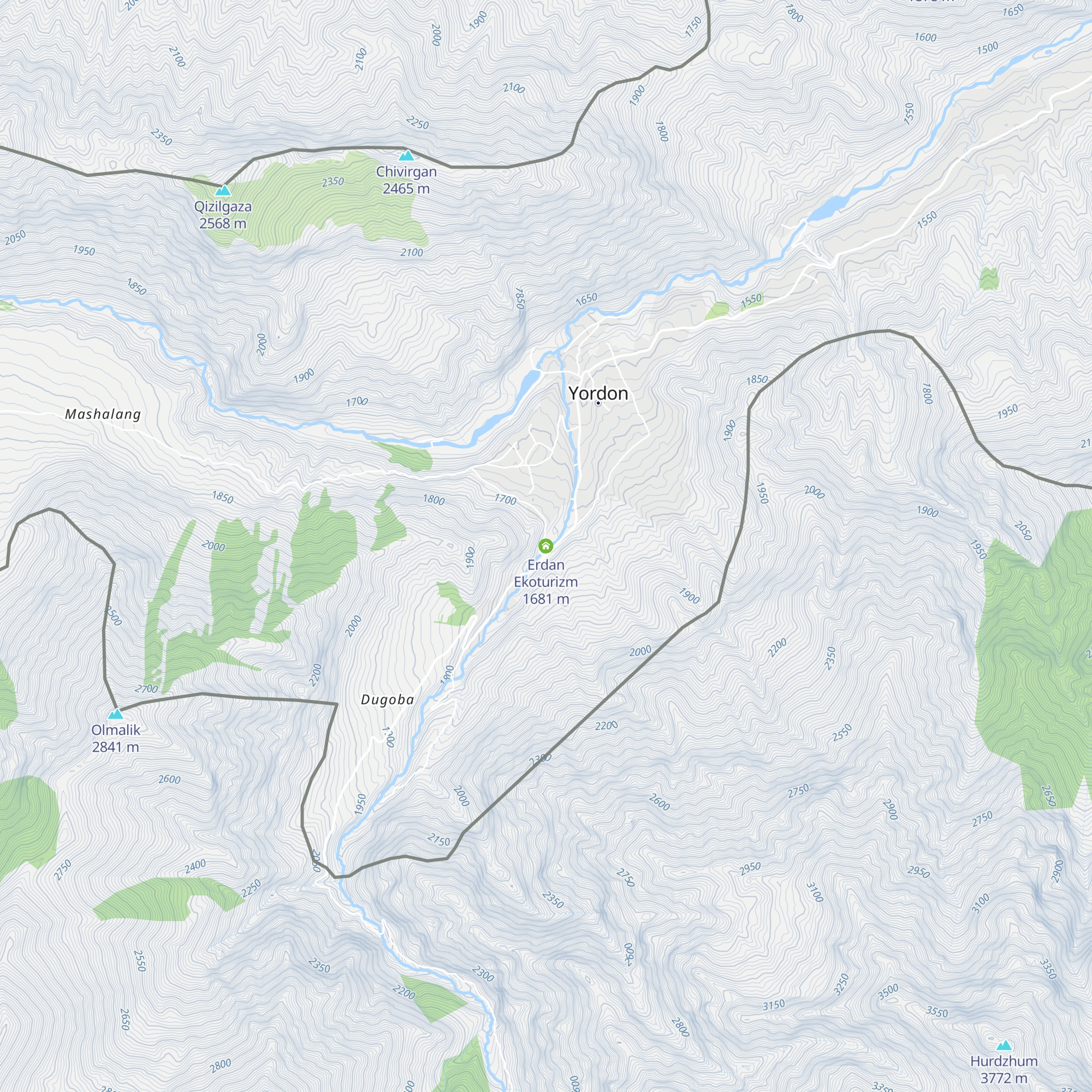 Erdan Ekoturizm map