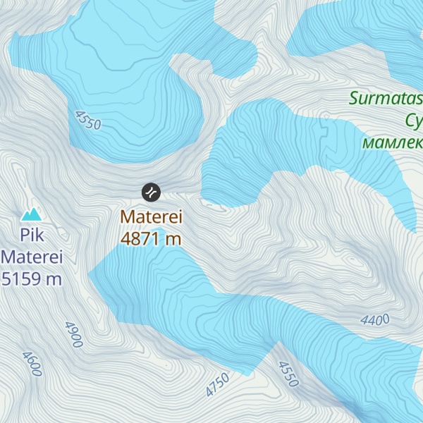 Map of Burevestnik