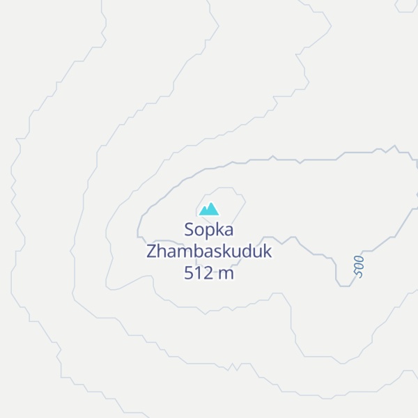 Map of Sopka Zhambaskuduk