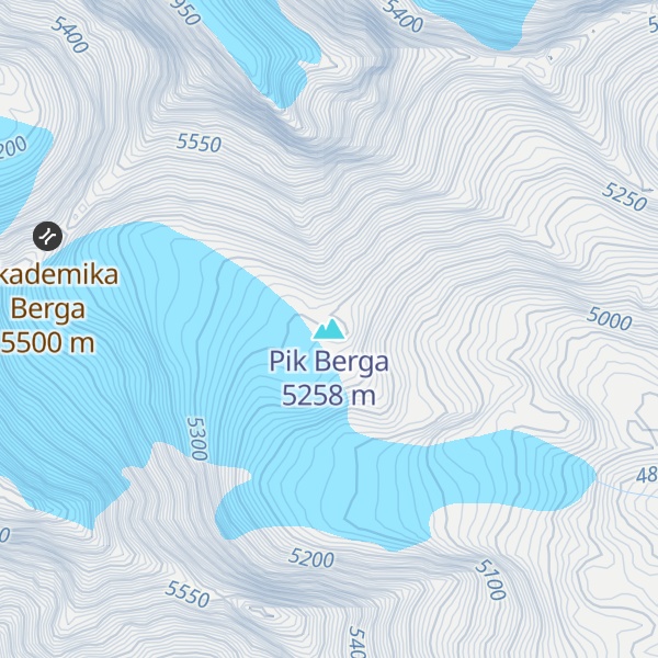 Map of Pik Berga