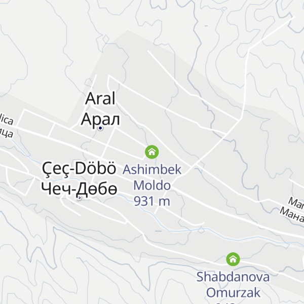 Map of Ashimbek Moldo