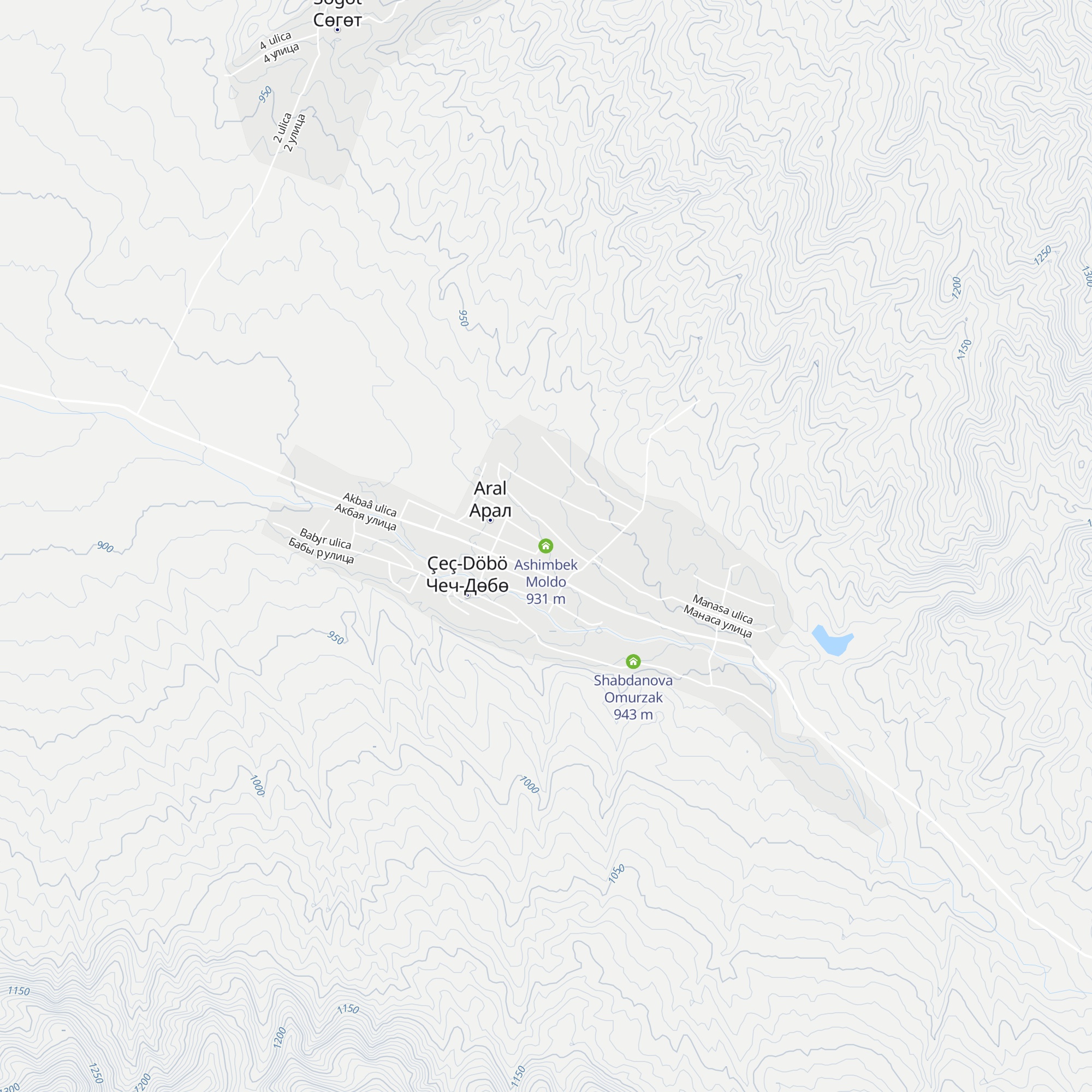 Ashimbek Moldo map