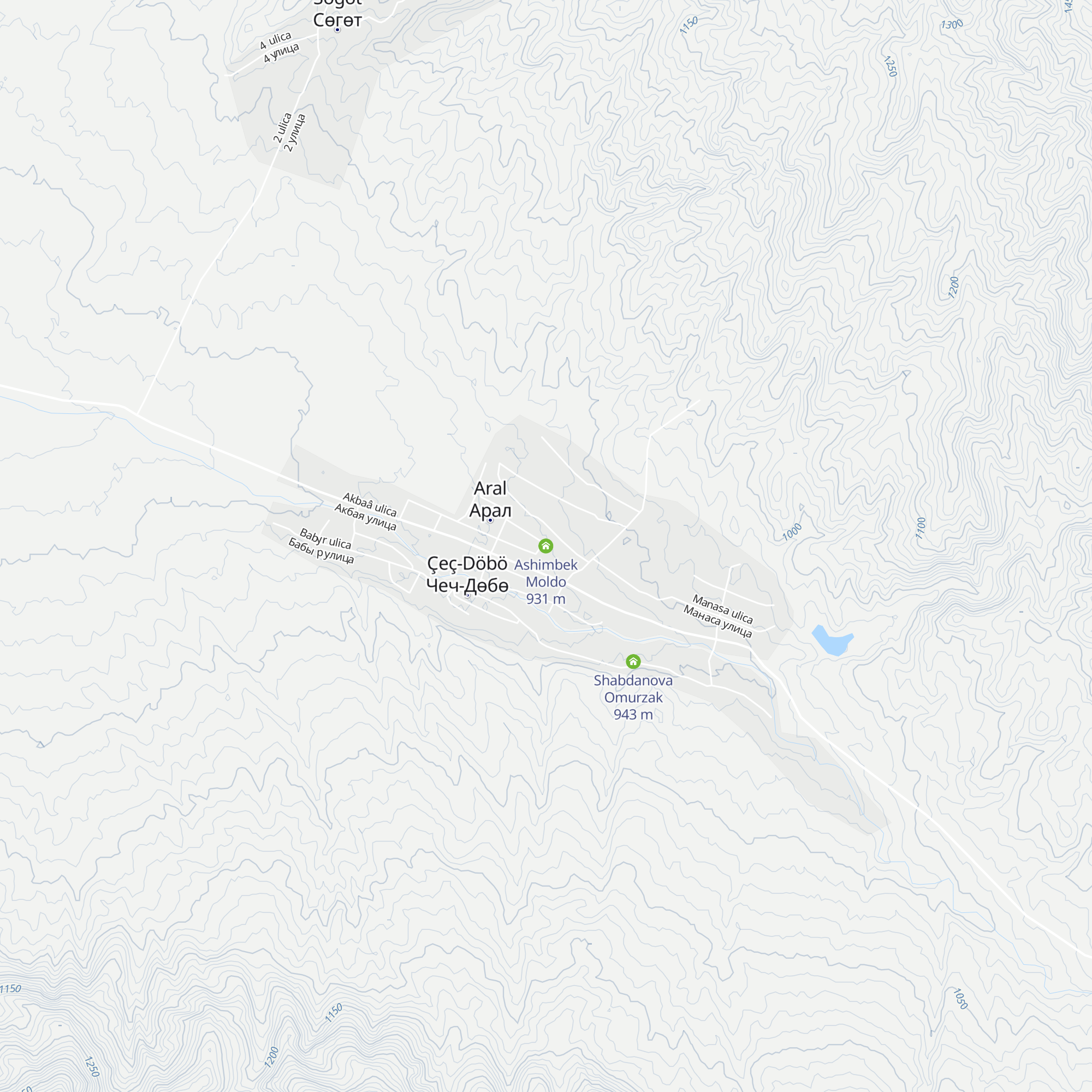 Ashimbek Moldo map