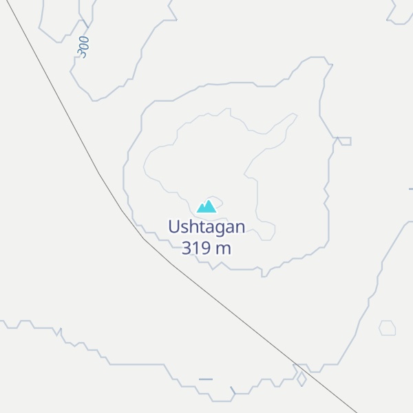 Map of Ushtagan