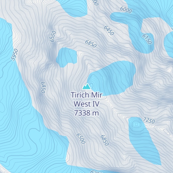 Map of Tirich Mir West IV