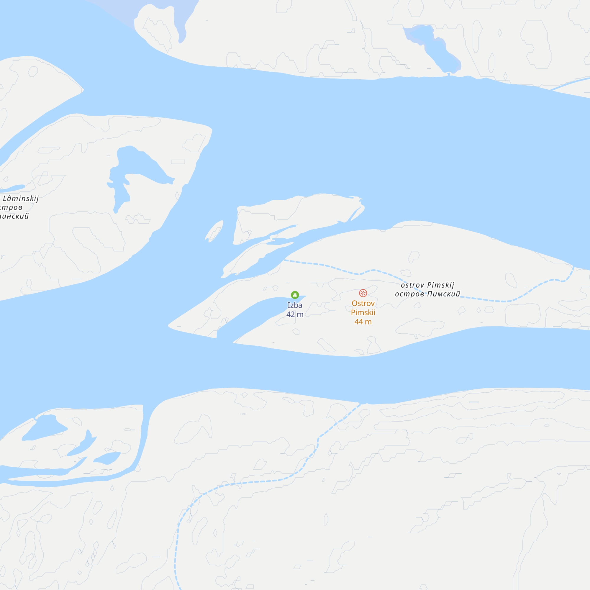 Izba map