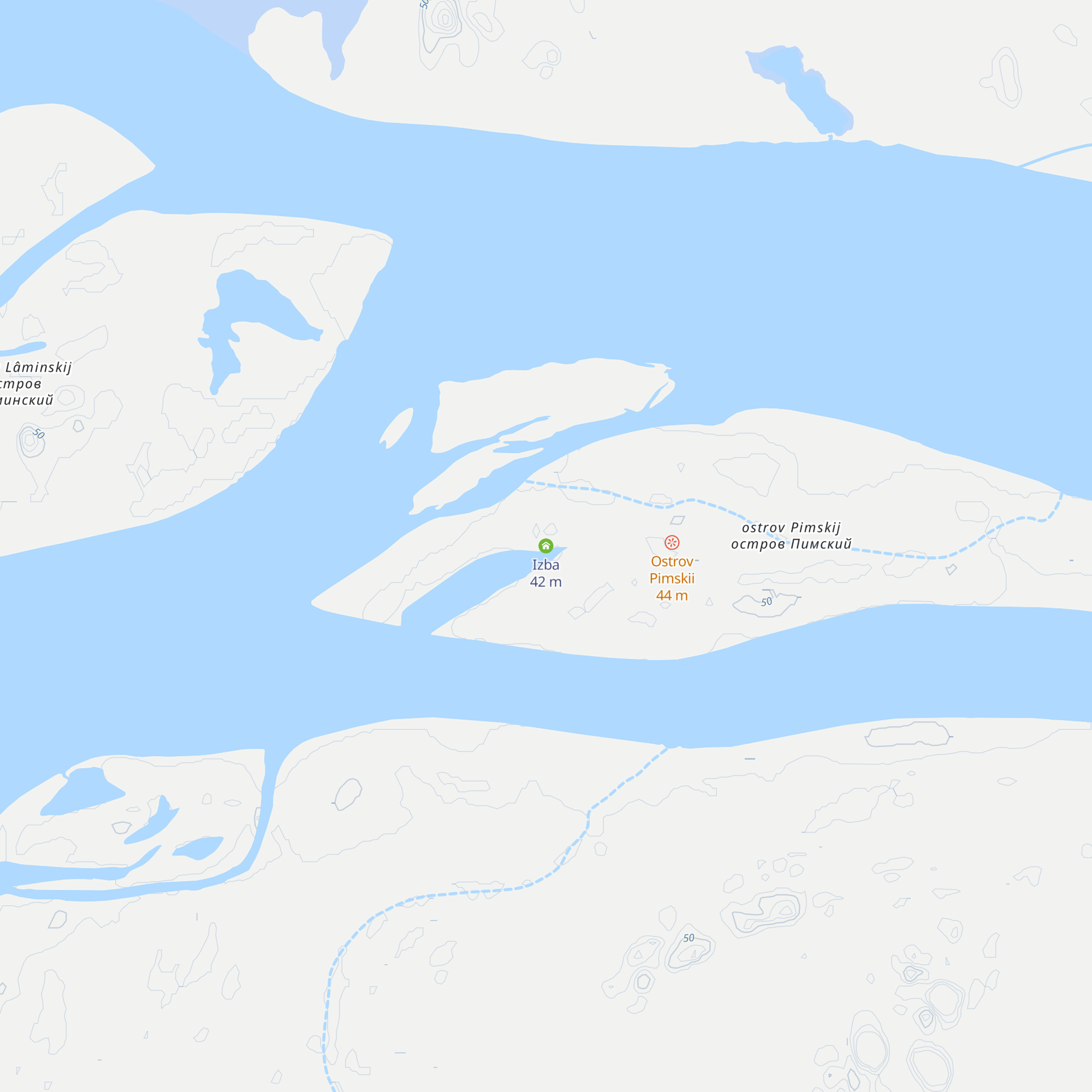 Izba map