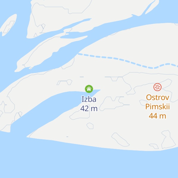 Map of Izba