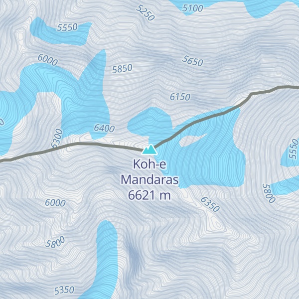 Map of Koh-e Mandaras