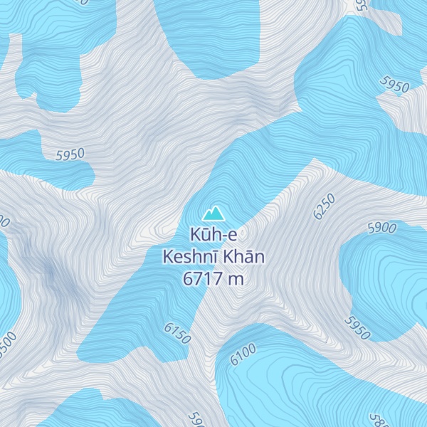 Map of Kūh-e Keshnī Khān