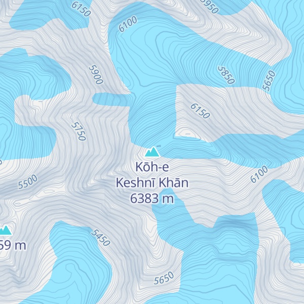 Map of Kōh-e Keshnī Khān