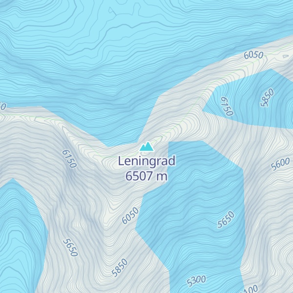 Map of Leningrad