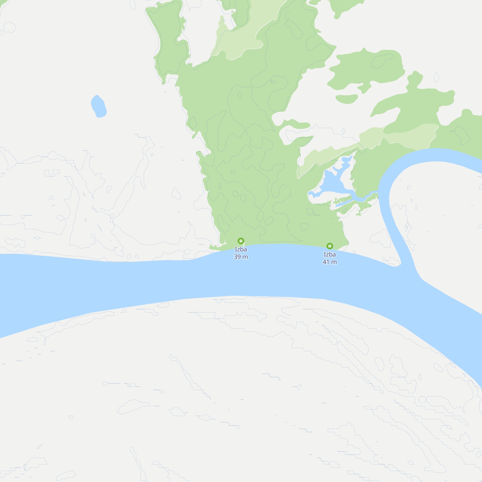 Izba map