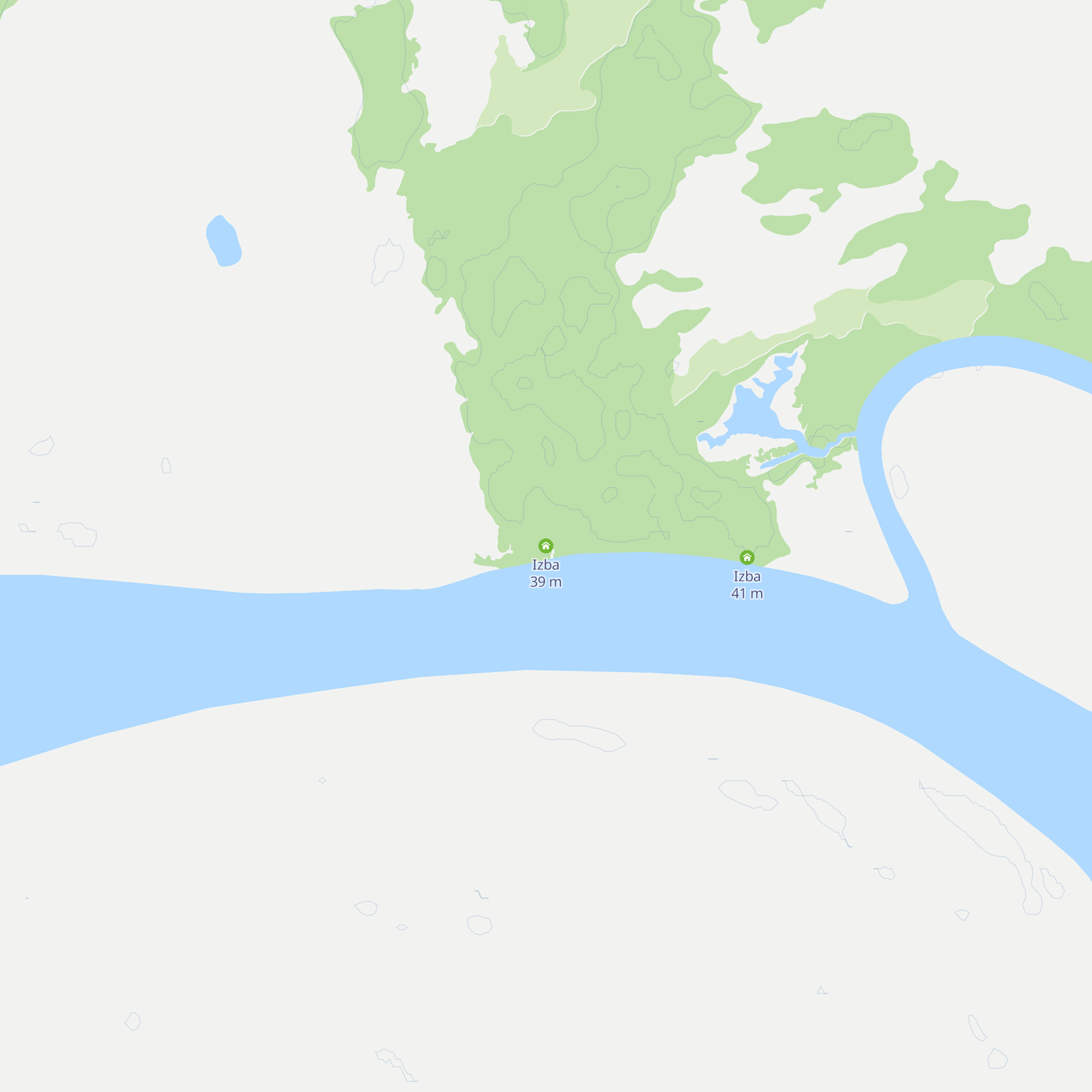 Izba map