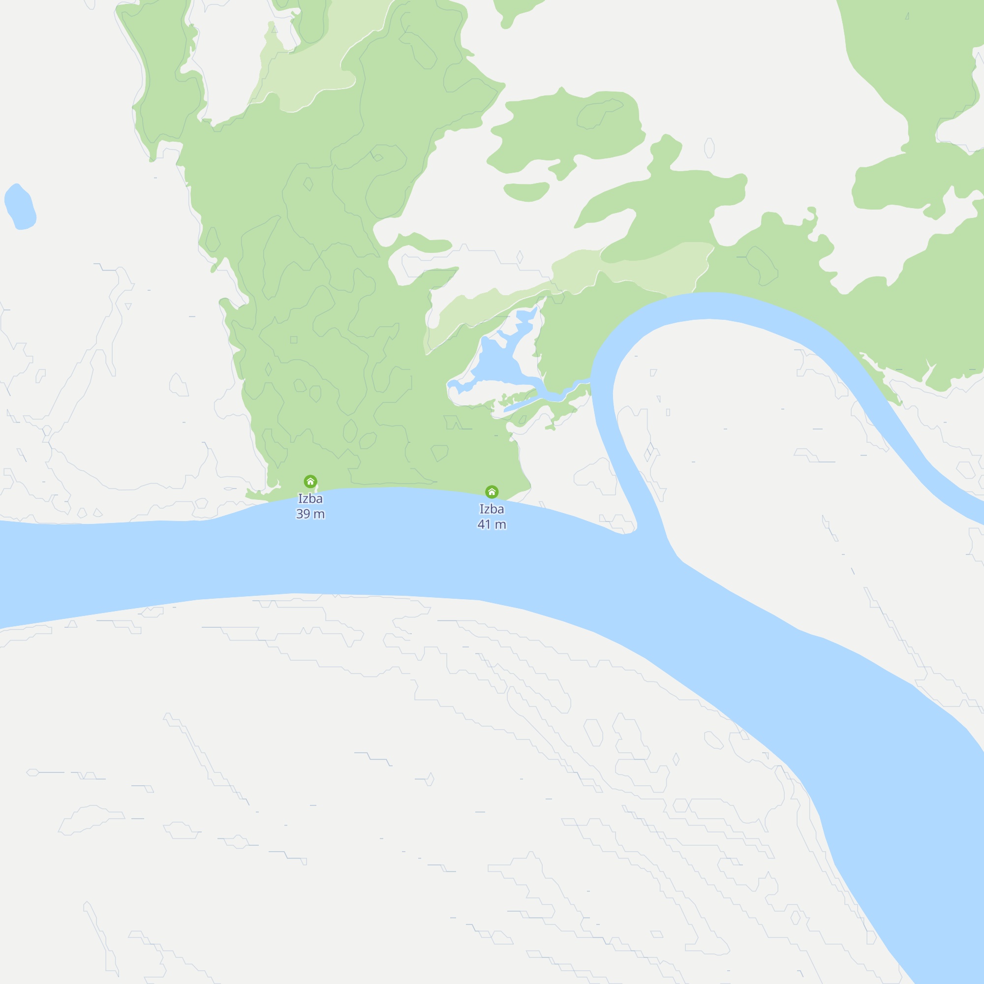 Izba map