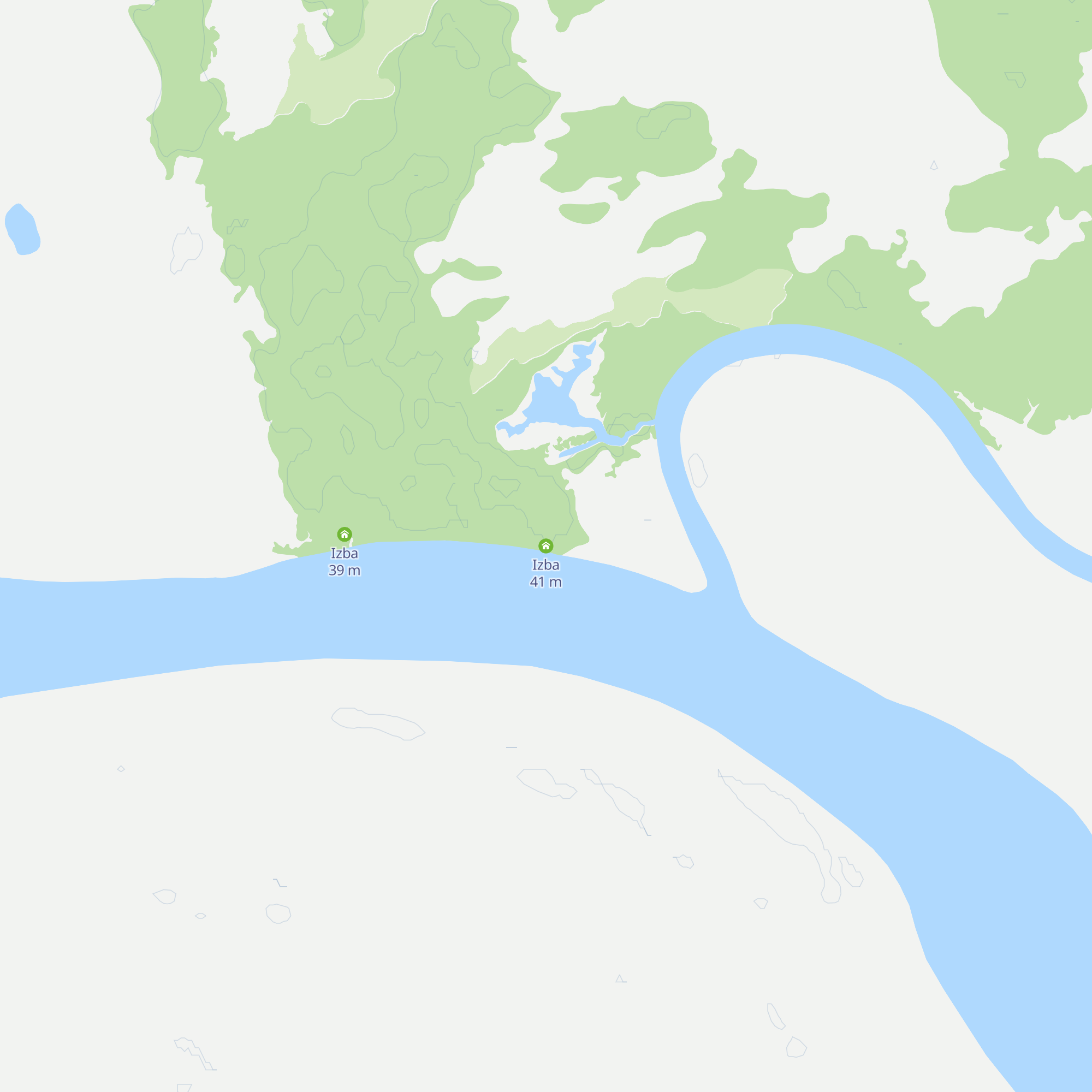 Izba map