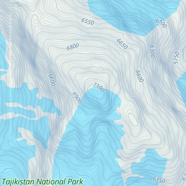 Map of Ozodi Peak
