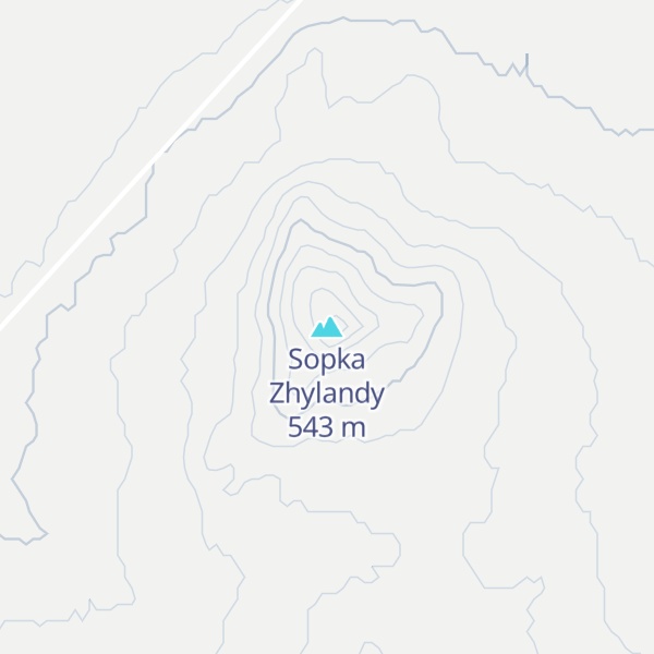 Map of Sopka Zhylandy