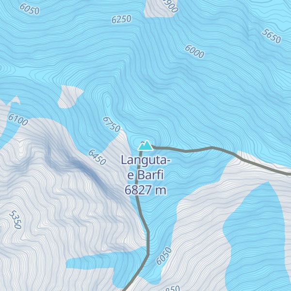 Map of Languta-e Barfi