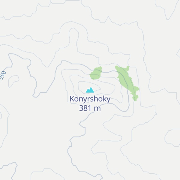 Map of Konyrshoky