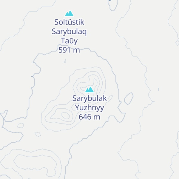 Map of Sarybulak Yuzhnyy