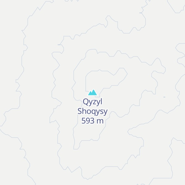 Map of Qyzyl Shoqysy