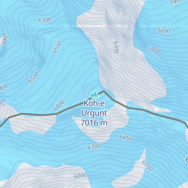 Map of Koh-e Urgunt