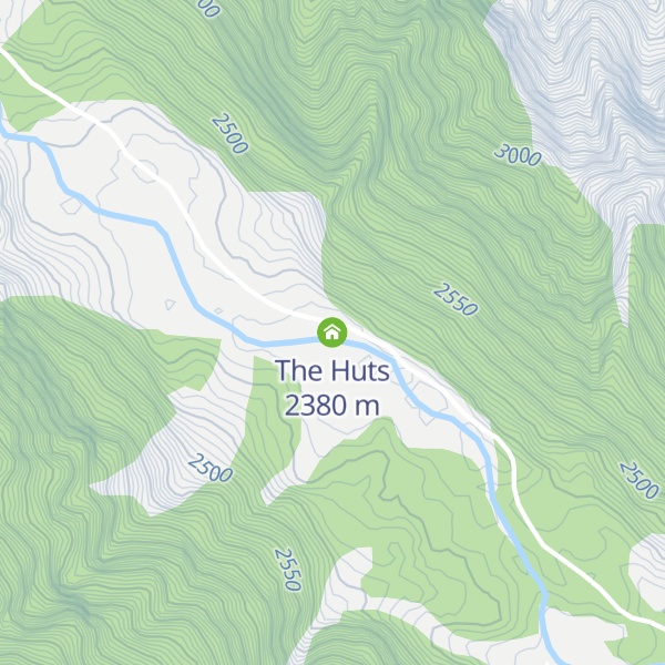 Map of The Huts