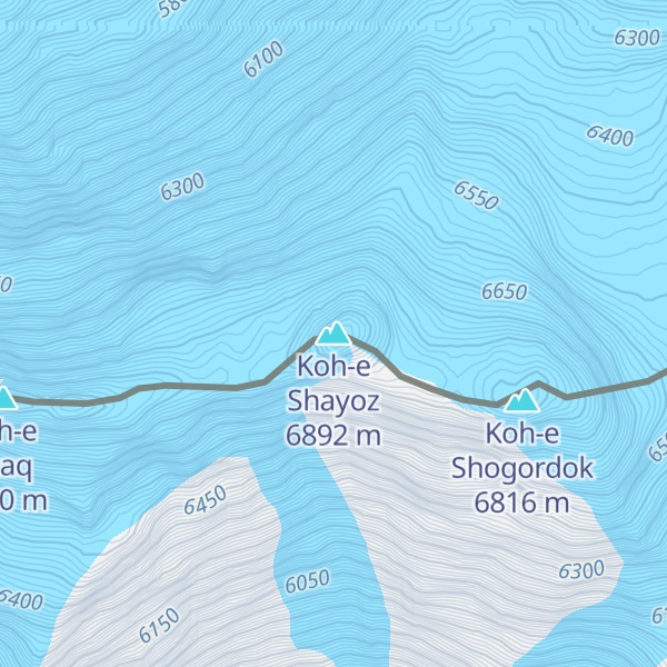 Map of Koh-e Shayoz