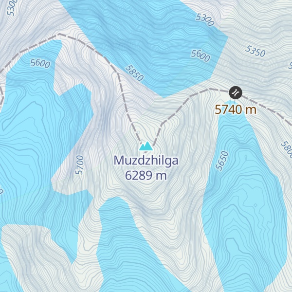 Map of Muzdzhilga