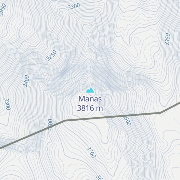 Map of Manas