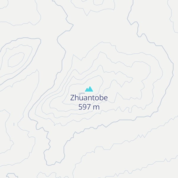 Map of Zhuantobe