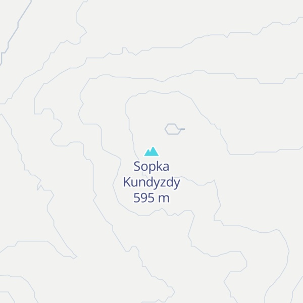 Map of Sopka Kundyzdy