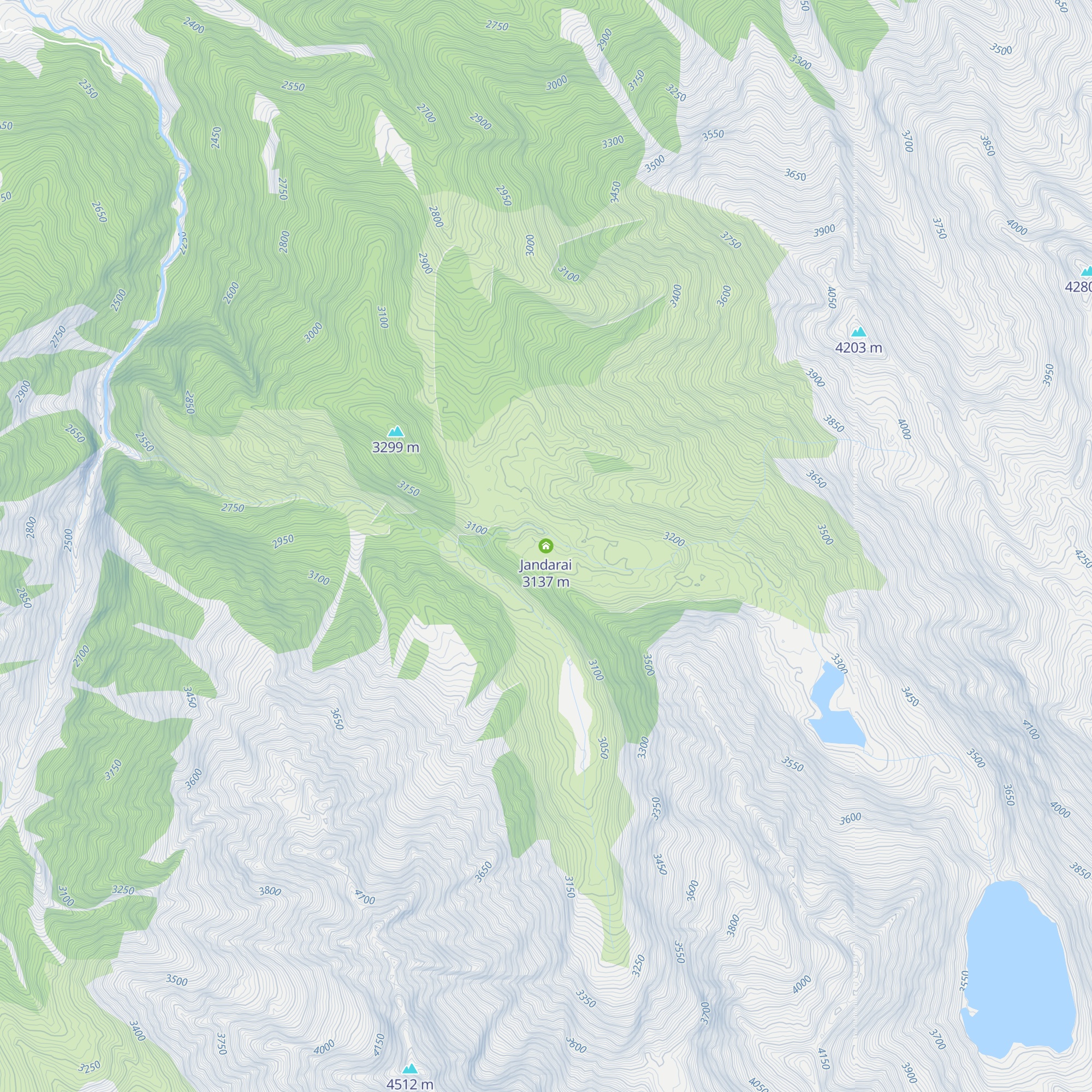 Jandarai map